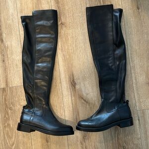 Sam Edelman, black knee high boots.